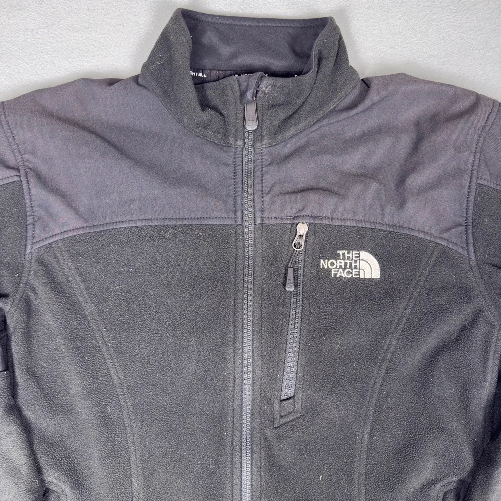 The North Face Windstopper Fleece Softshell Full Zip Jacket Black Mens Medium